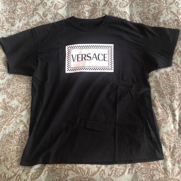 T Shirt with designer print , BLACK, XL, XXL - Picture 1 of 3